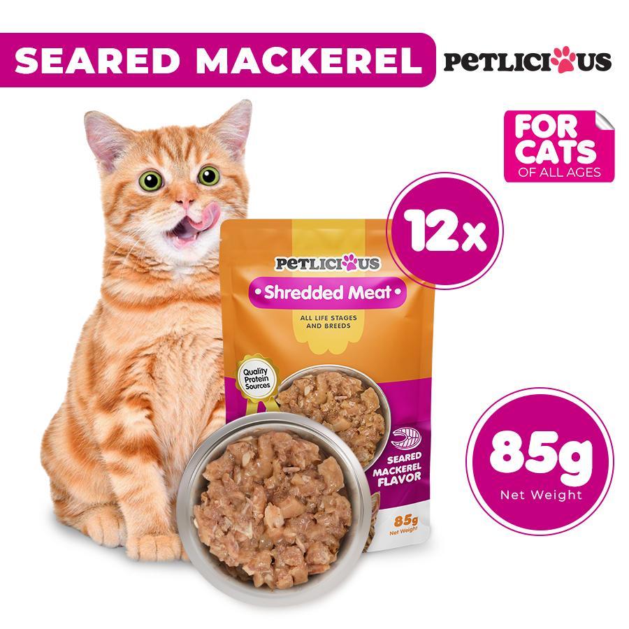 Petlicious Shredded Meat in Jelly Adult Cat and Kitten Wet Food Pouch ...