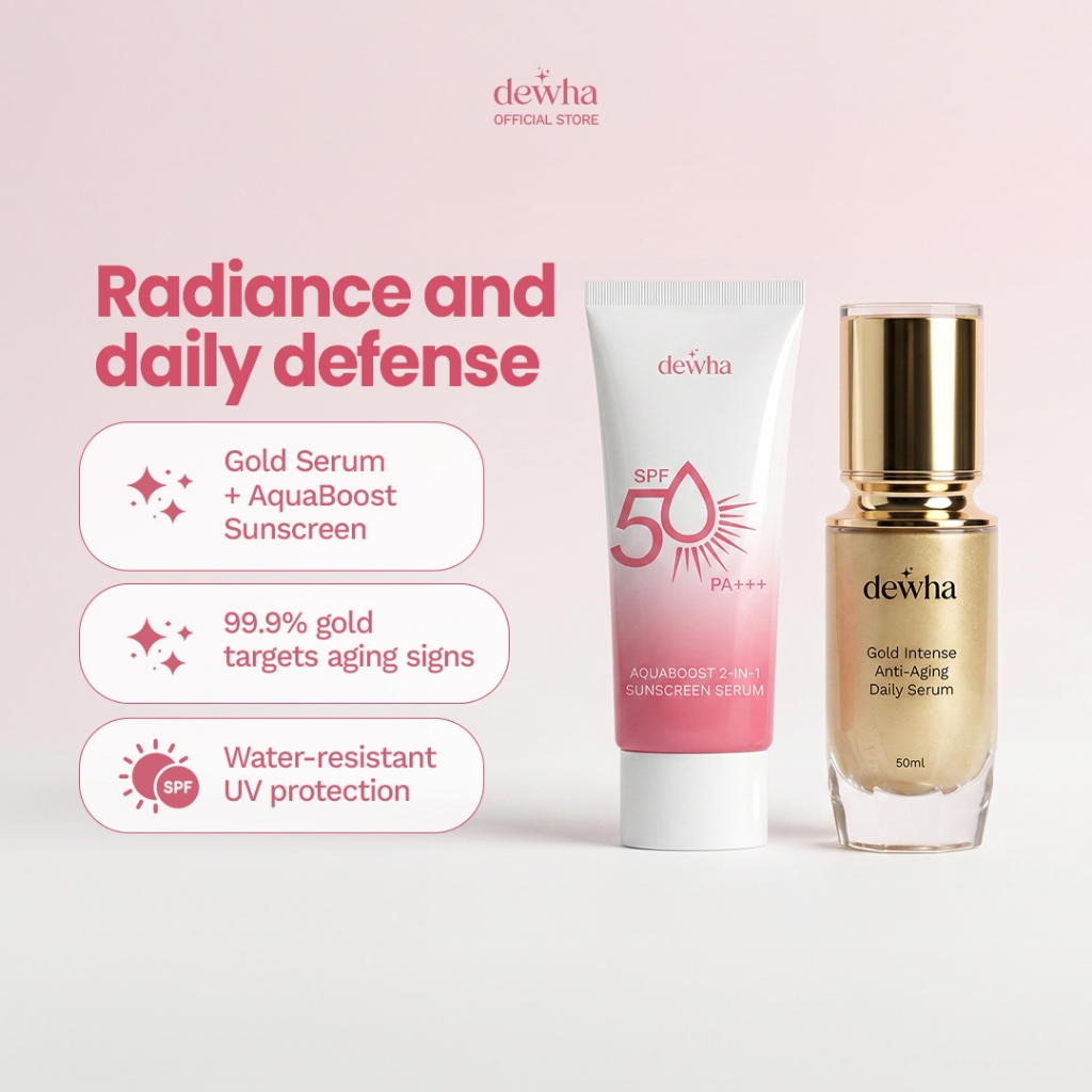 Skin Luminize Duo: Gold Intense Anti-Aging Daily Serum + AquaBoost 2-in ...
