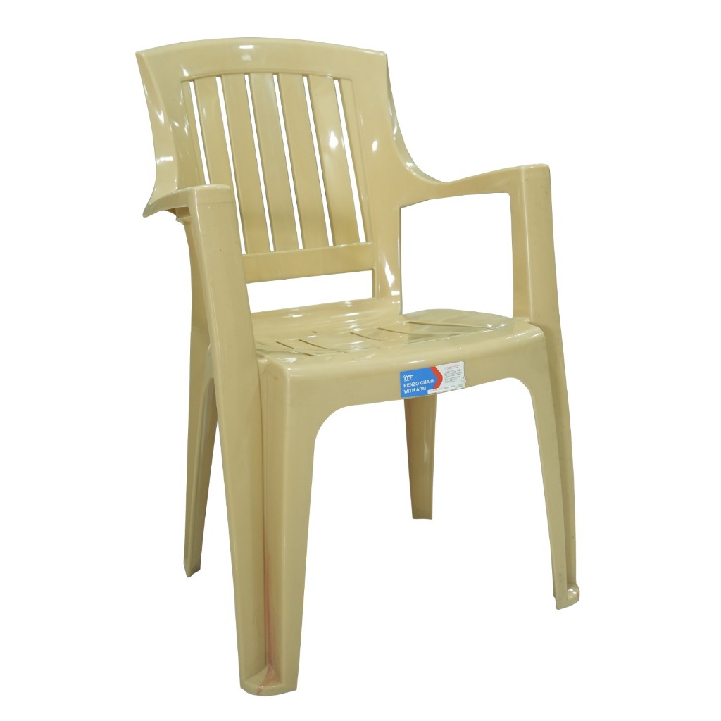 Mandaue Foam Renzo Plastic Chair with Arm | Shopee Philippines