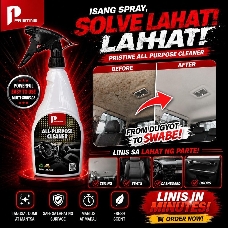 Pristine All Purpose Cleaner | Shopee Philippines
