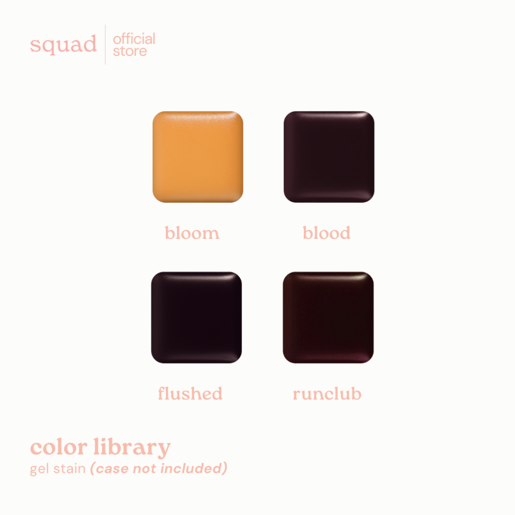 squad cosmetics color library gel stain | Shopee Philippines