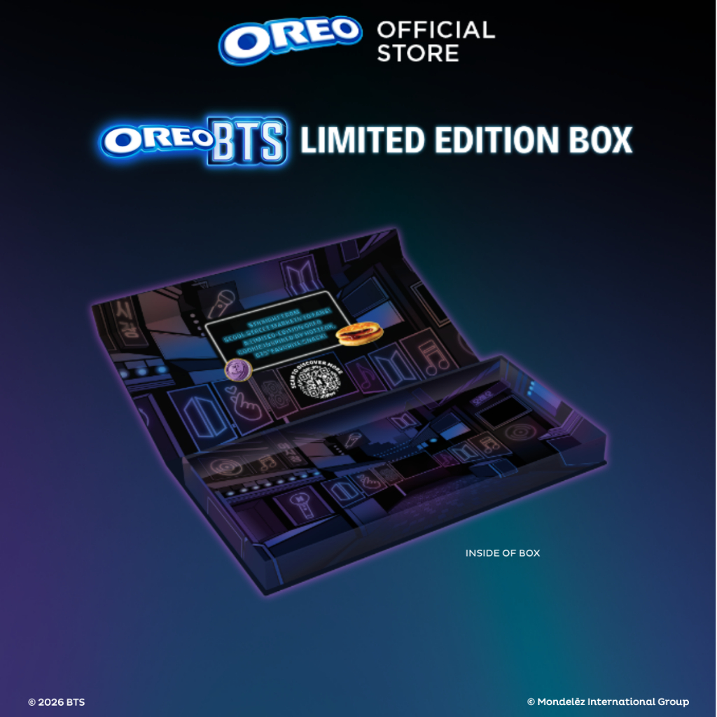OREO BTS Limited Edition Box with Sticker Pack | Shopee Philippines