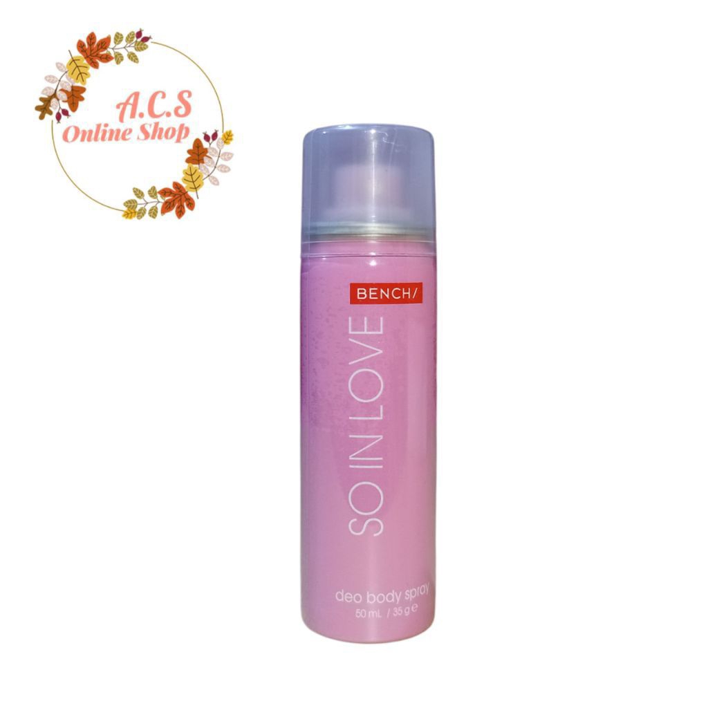 BENCH SO IN LOVE Available size 50ml & 100ml | Shopee Philippines