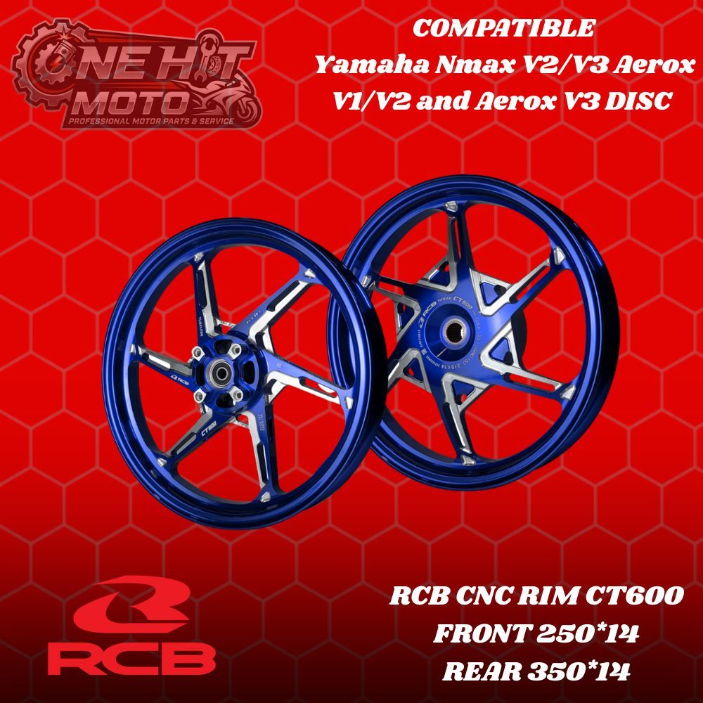 RCB CT600 Mags—CNC Hollow Tech Performance Sport Rims