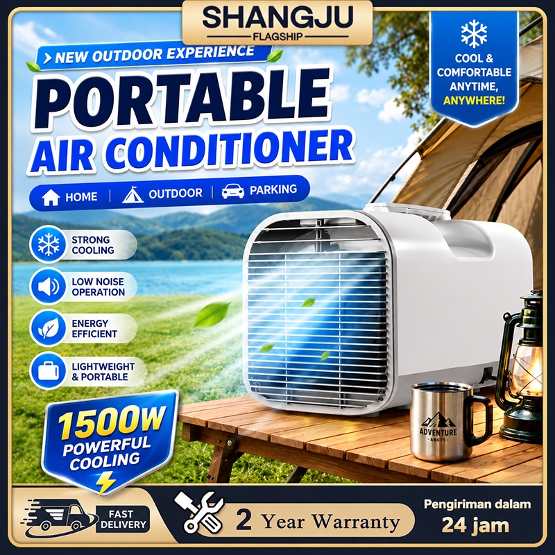 Outdoor intelligent air conditioner 12v mini camping air conditioning ...