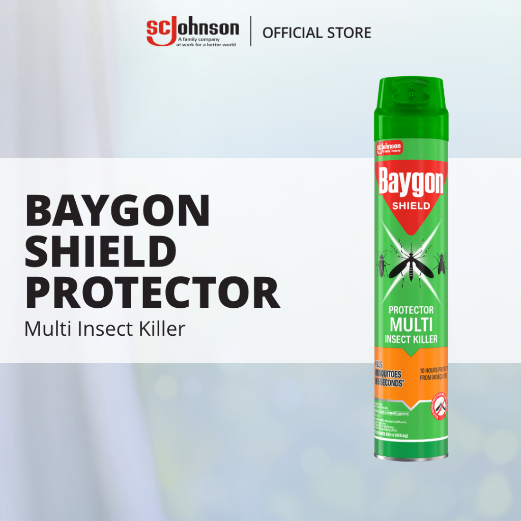 Baygon Shield Protector Multi-Insect Killer 700ml | Shopee Philippines