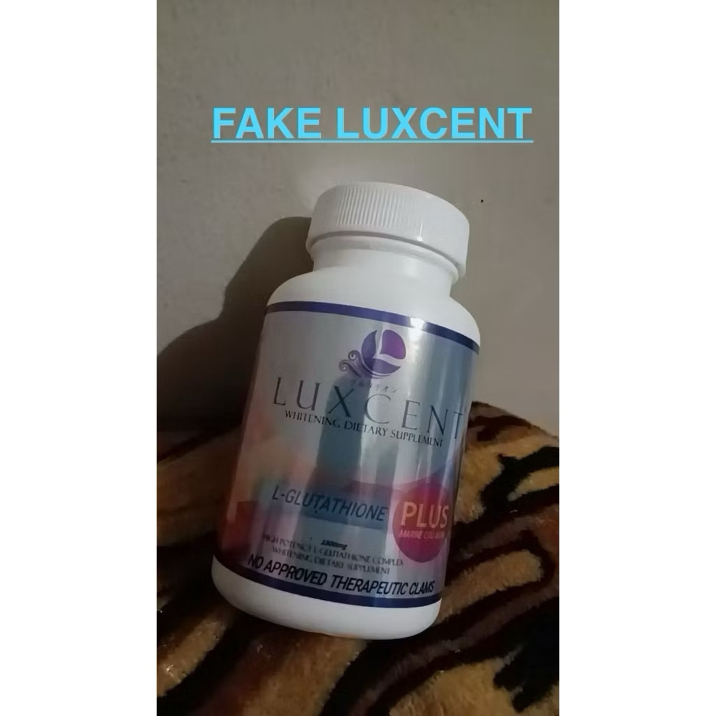 Luxcent Glutathione 1800mg Whitening Supplement 60 Capsules