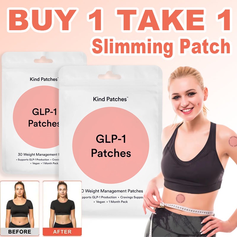 Kind Patches GLP-1 Weight Loss Patch, Appetite Control, Fat Burner, Metabolism Booster for Women Men