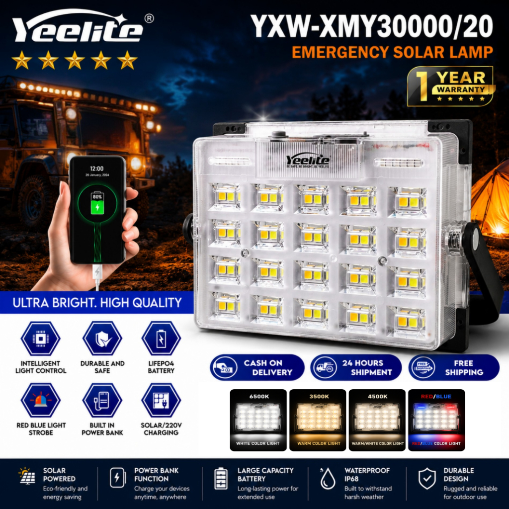 Solar Emergency LED Flood Light