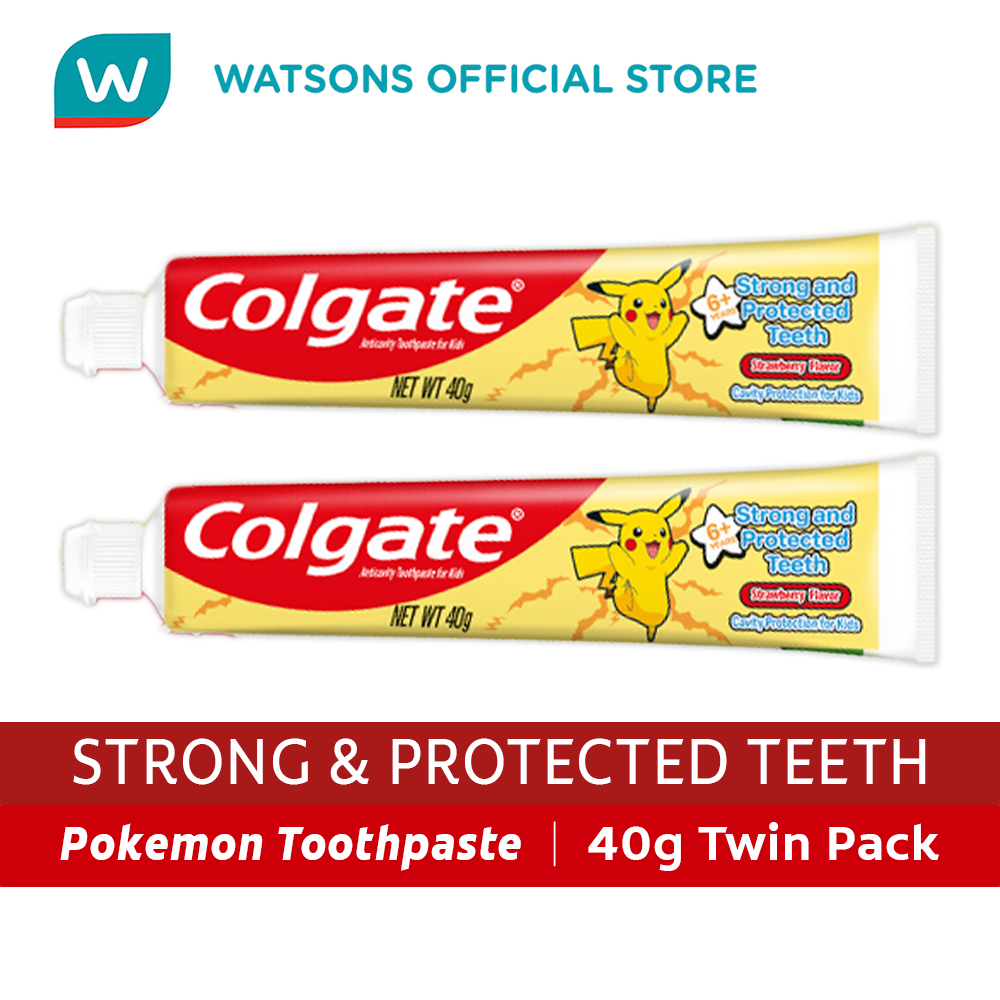 Colgate Kids Pokemon Toothpaste 40g Twin Pack | Shopee Philippines