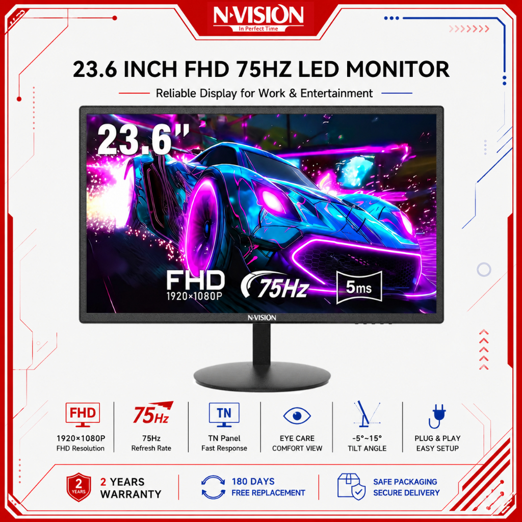 Nvision Monitor for Gaming & Work | Shopee Philippines