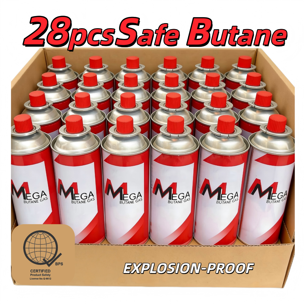 AlWA 28 PCS Safe butane gas cylinder -Explosion-ProofTanks, Boxed for ...