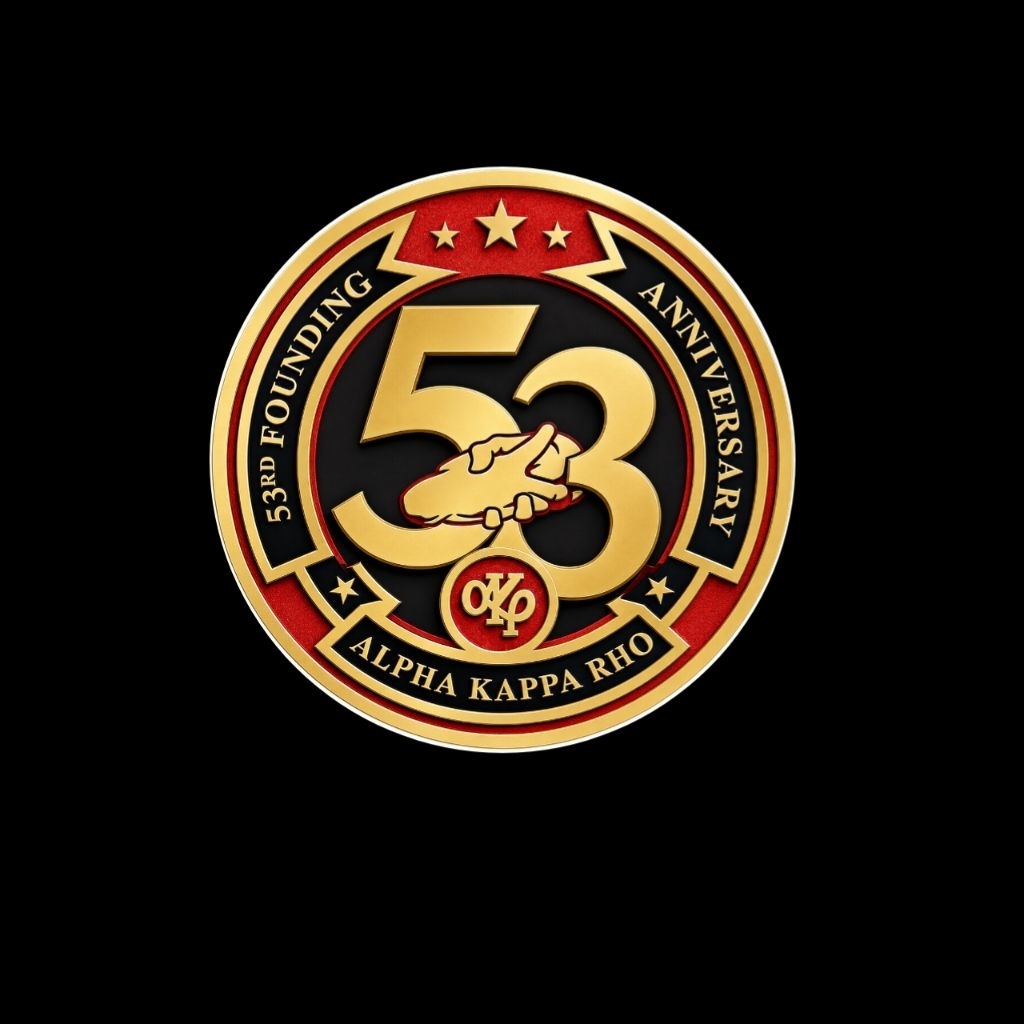 Alpha Kappa Rho 53rd Anniversary Sticker Vinyl Waterproof Sticker ...