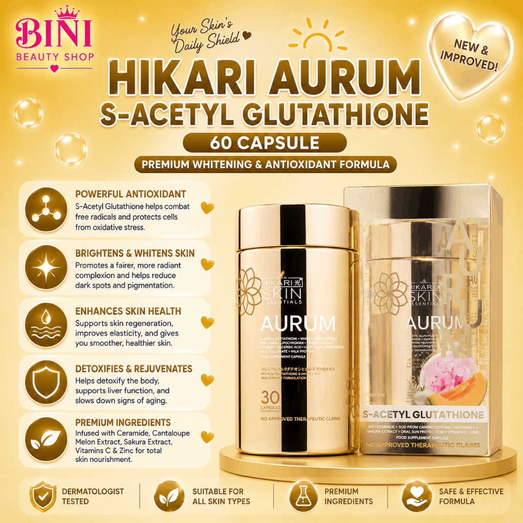 hikari aurum glutathione benefits S-Acetyl Capsule Size:2mg Pre-Filled Pen (SubQ) mccm glutathione peel MCCM best cream for uneven skin tone