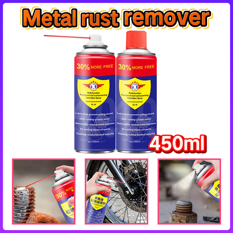 Metal rust remover Fast Rust Remover Spray Long Lasting Lubrication ...