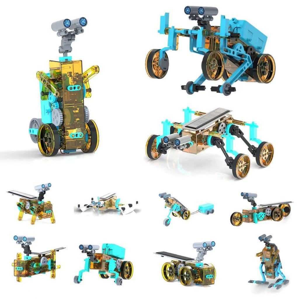 31-in-1 Educational Solar Robot Assembly Kit Science Toy DIY Robot Set ...