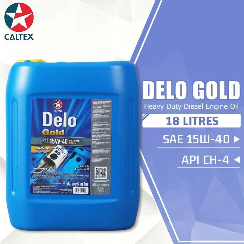 DELO Gold 15w40 18L API CH-4 Heavy Duty Car Ultra Pail Multigrade ...