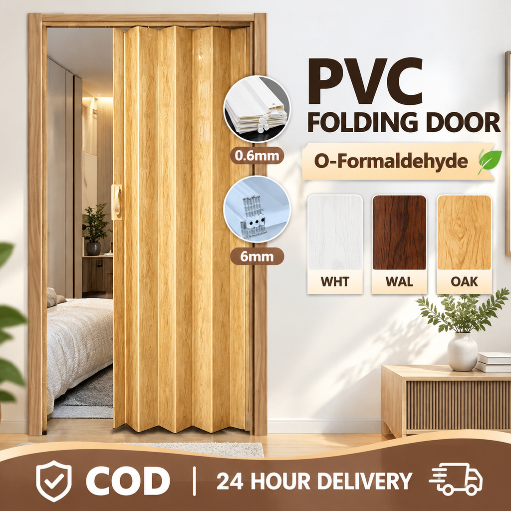 Eco-friendly PVC Accordion Folding Door Sliding Partition Divider for ...
