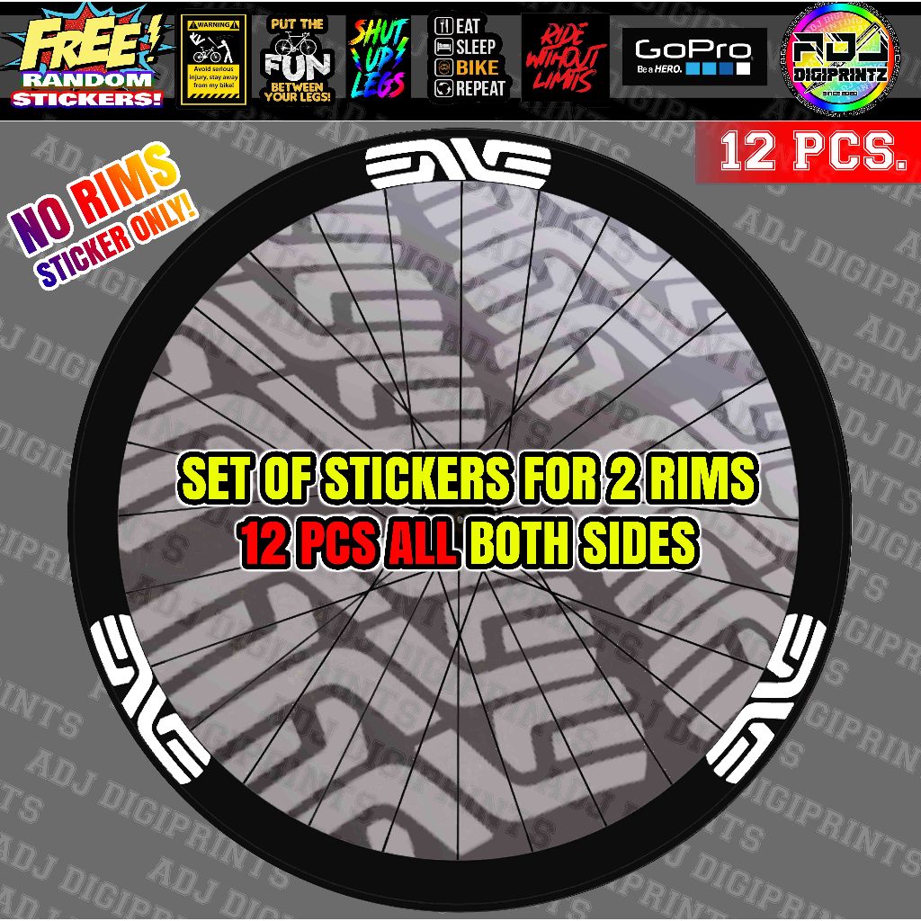 Enve Rim Decals Sticker for ROAD BIKE | Shopee Philippines