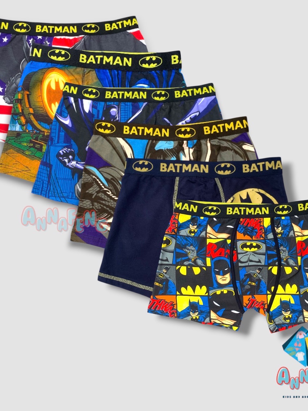 Batman Boxer Brief For Adult Men Underwear BAt-Man Boxers Shorts 1pc ...