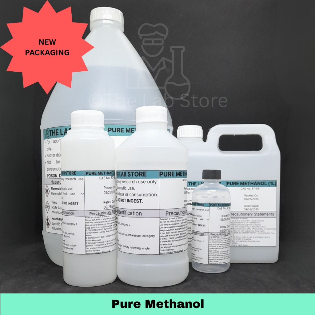 TLS Pure Methanol in Leakproof Bottle 100mL to 1L | Shopee Philippines