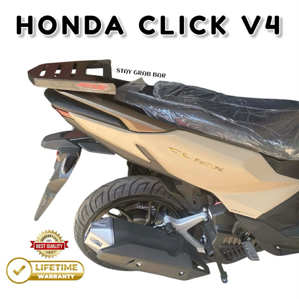 NEW RACK S FOR HONDA CLICK 125/150/160 V1-V2-V3-V4 (STAY GRAB BAR ...