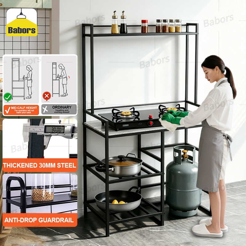 Gas Stove Stand Rack Kitchen Heavy Duty Organizer Stainless Special ...