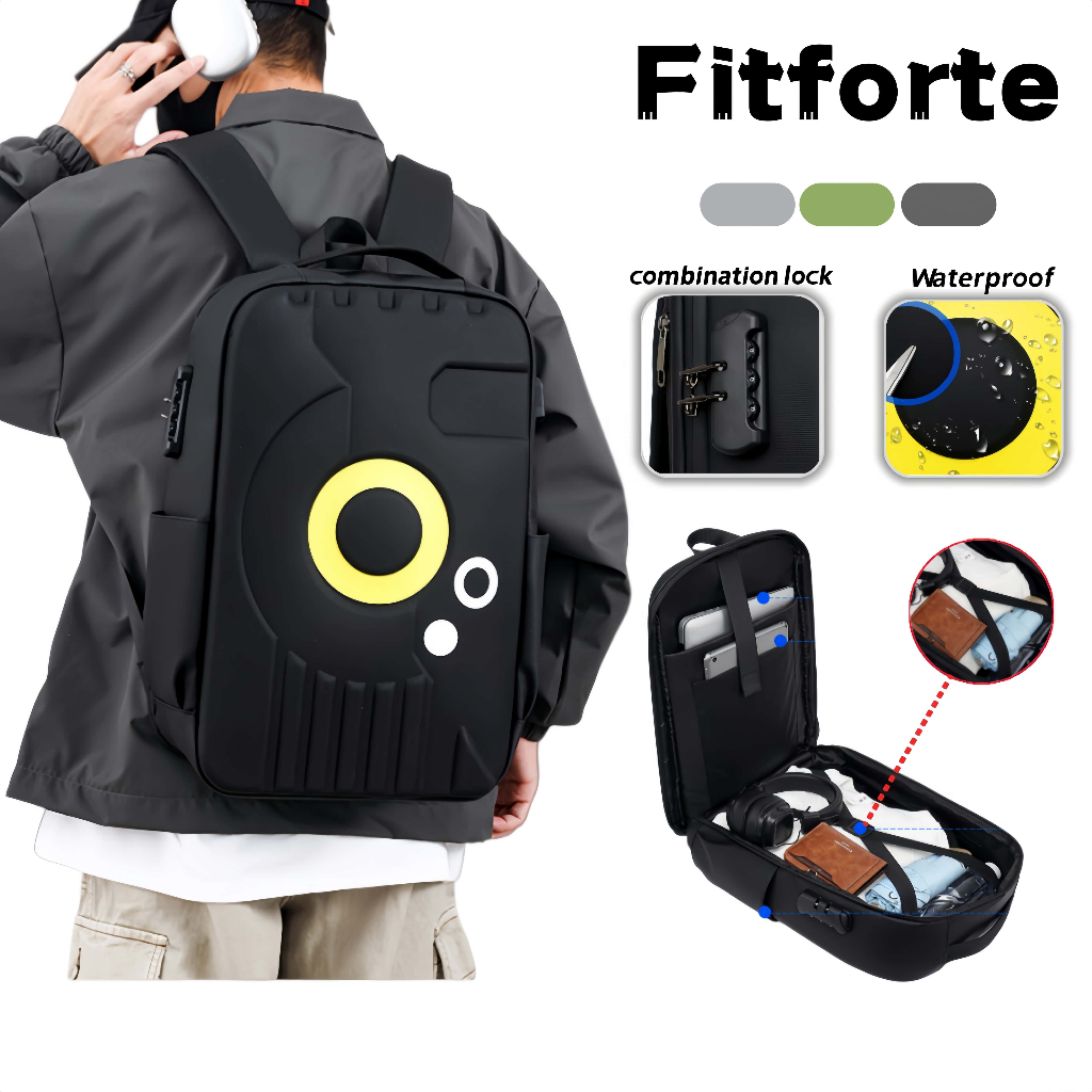 16 incheslaptop backpack Anti Theft Password Waterproof USB charging ...