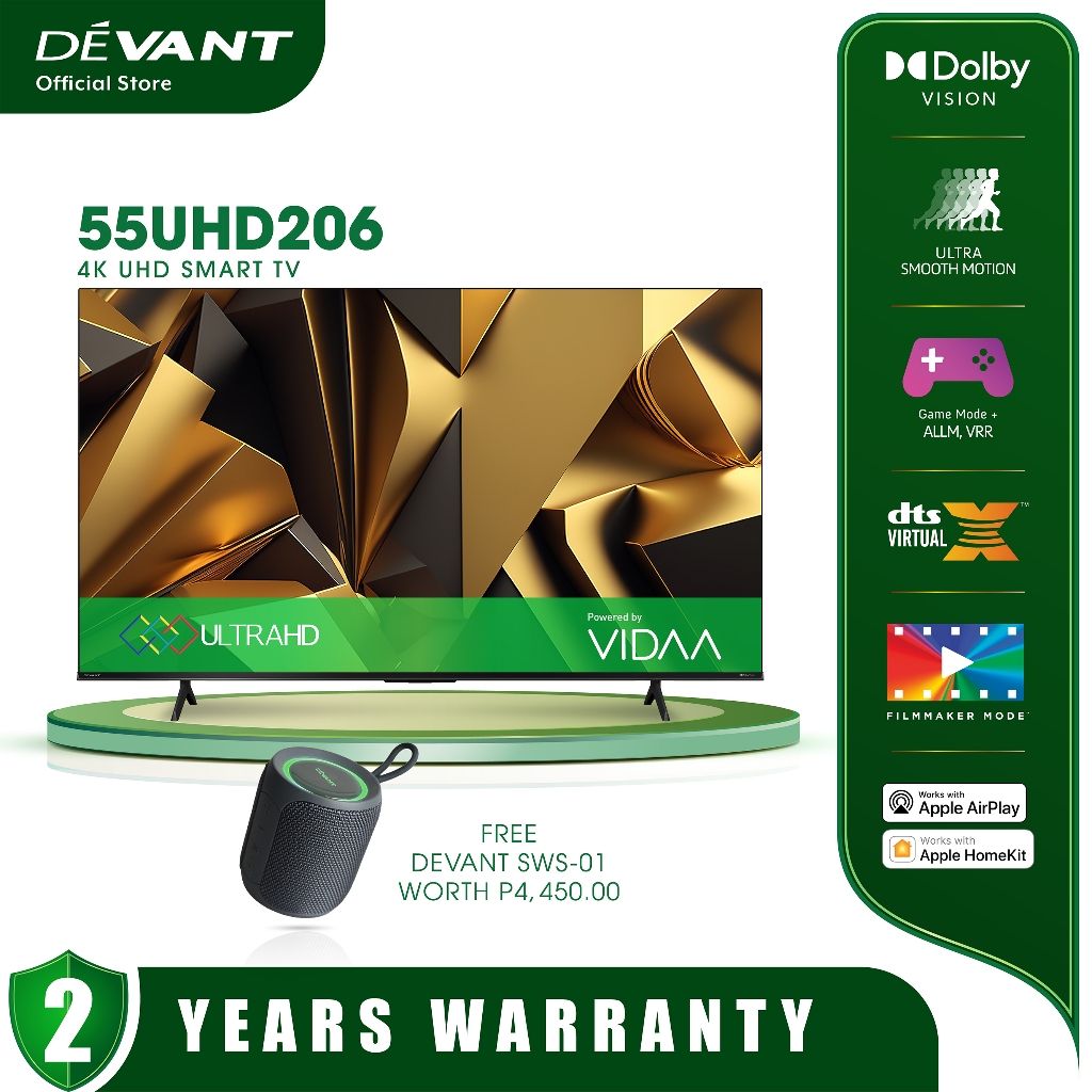 DEVANT 55UHD206 55 inch Ultra HD (UHD) 4K Smart TV - Netflix, Youtube w ...