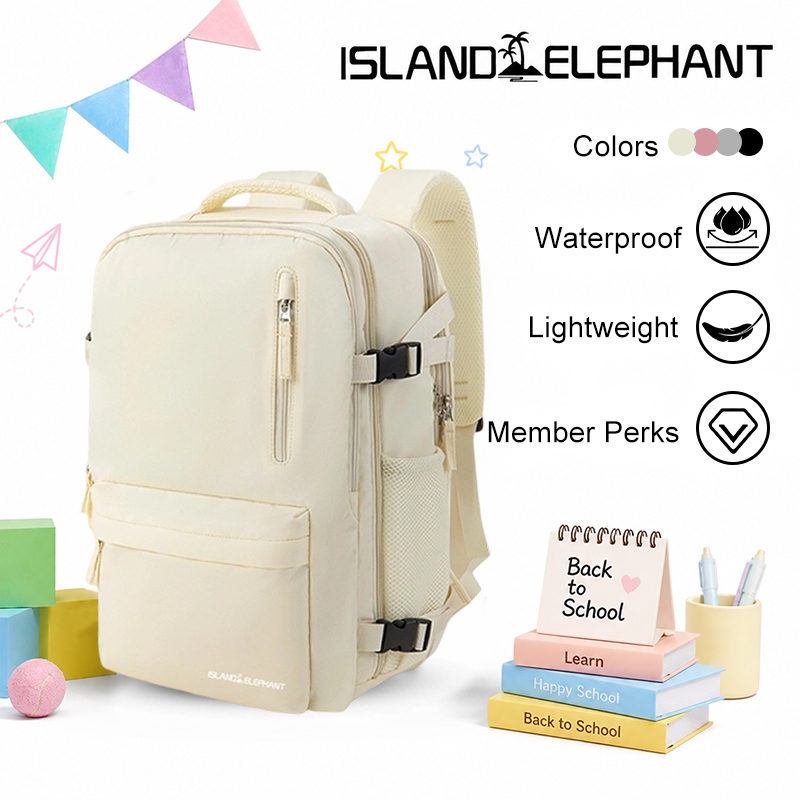 ISLAND ELEPHANT 17 inch Laptop Backpack Waterproof Multifunction Travel  Backpack | Shopee Philippines