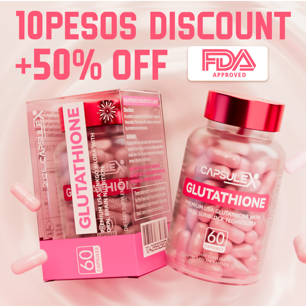 capsulex glutathione fda CAPSULEX Glutathione 400mg with Vitamin C & NAC | Skin Whitening,  Brightening&Antioxidant Supplement