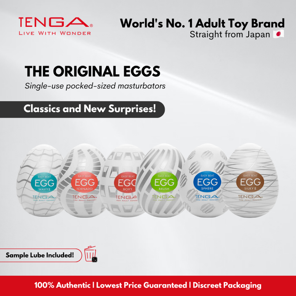 TENGA ORIGINAL EGG [Disposable, Portable Male Masturbator, Sex Toy for Men] 