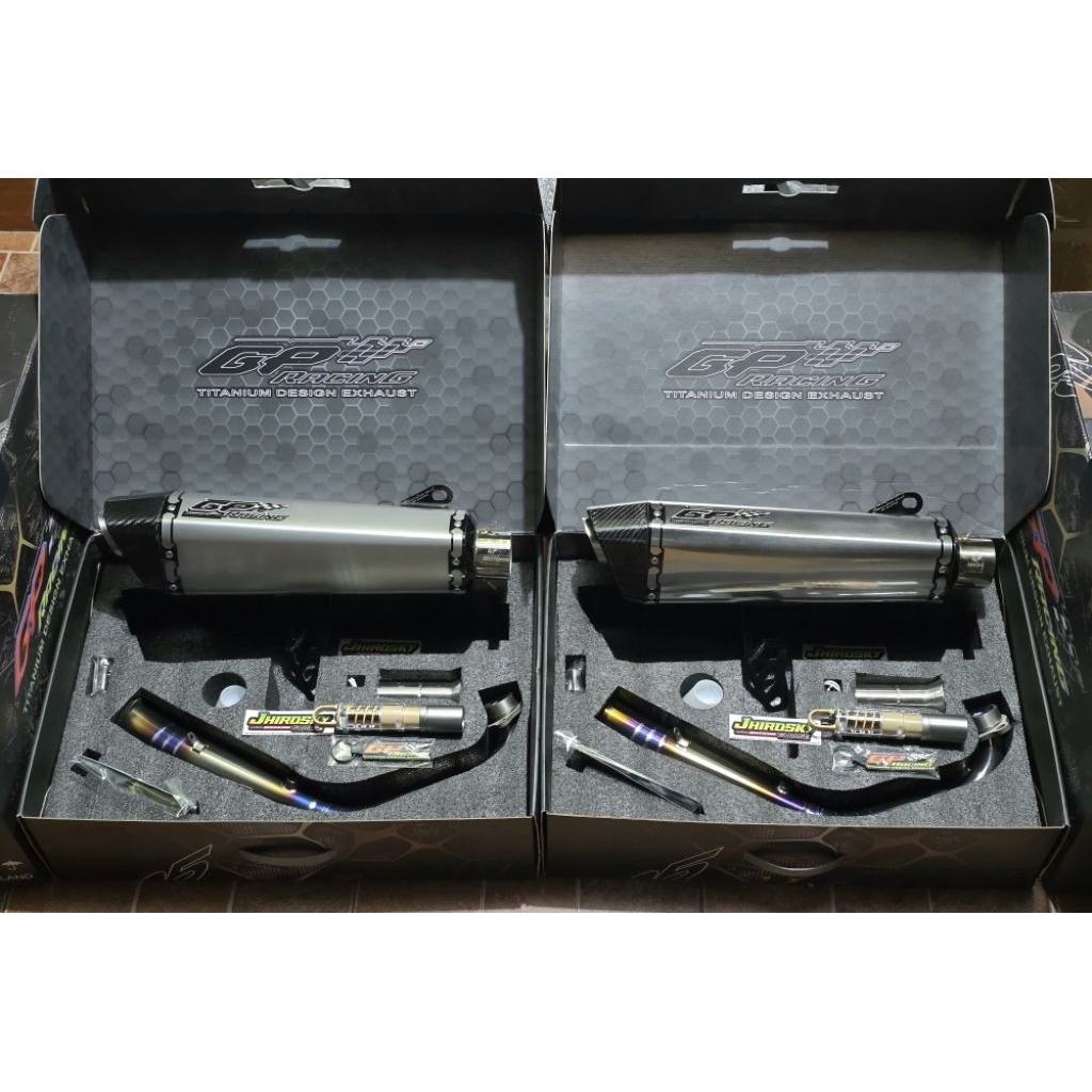 GP Racing Hybrid Full Exhaust For Xmax 300 | Shopee Philippines