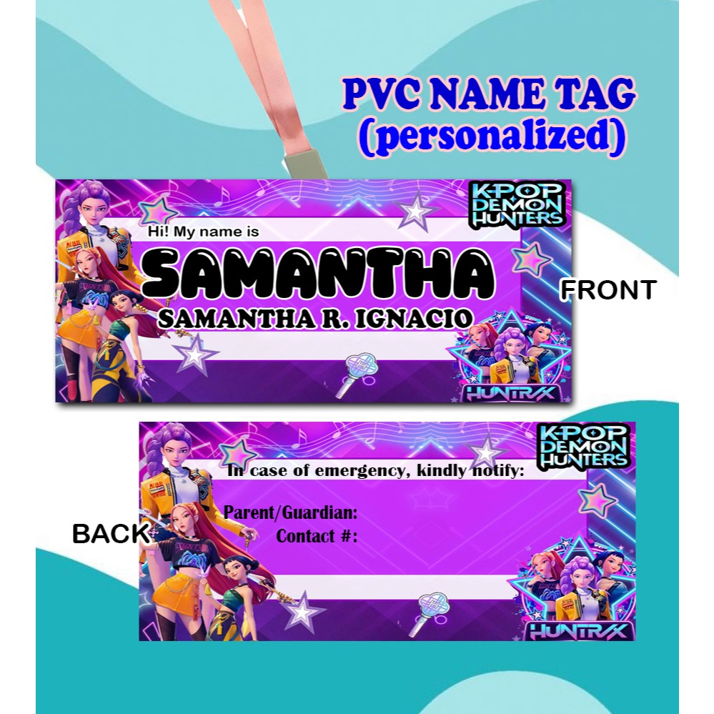 Shop pvc name tag personalized for Sale on Shopee Philippines
