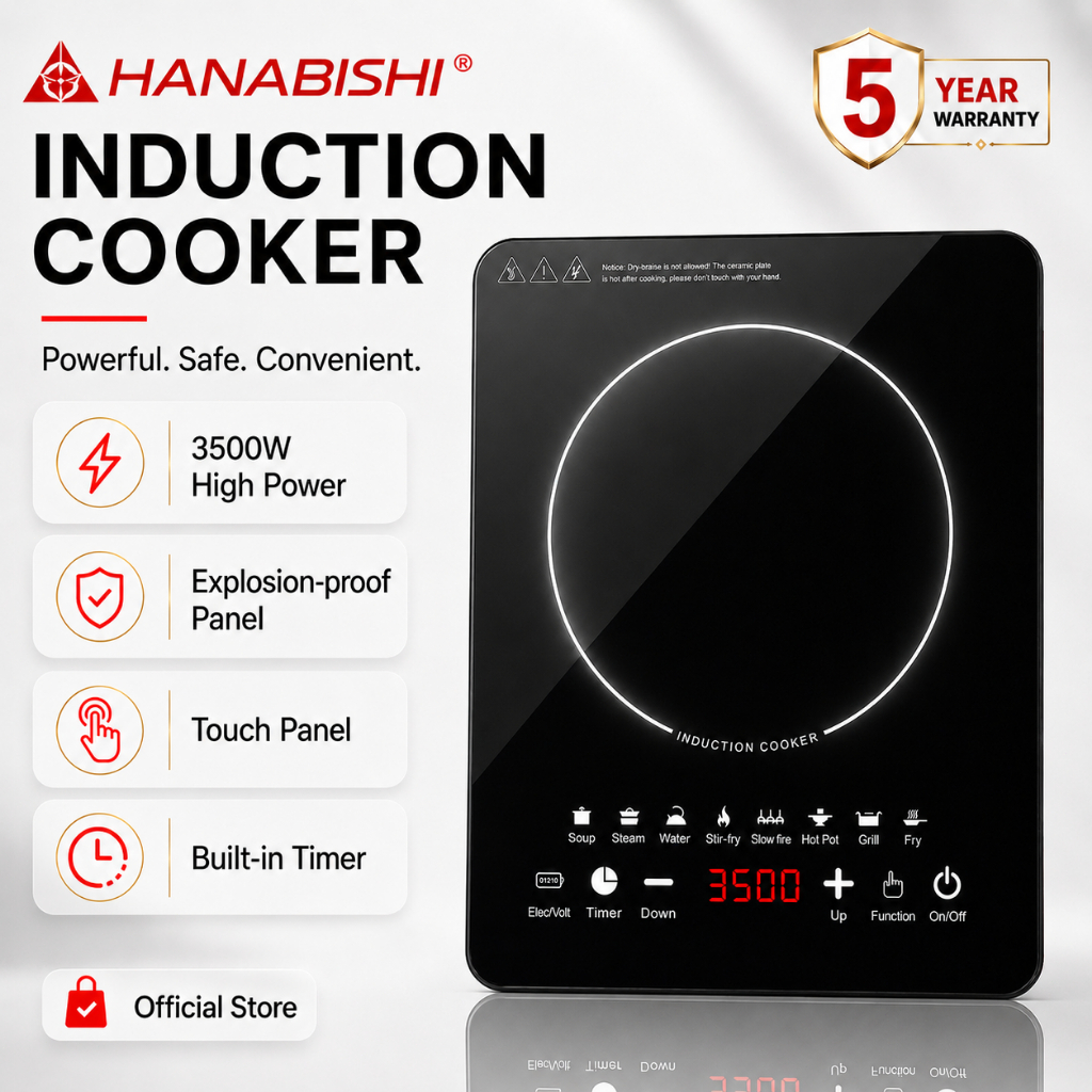 Induction Cooker 3500W Touch Control Fast Heating MultifunctionSafe ...