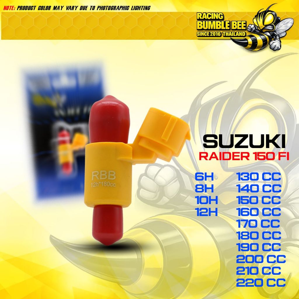 Fuel Injector Raider 150 Fi SUZUKI Racing Bumble Bee | Shopee Philippines