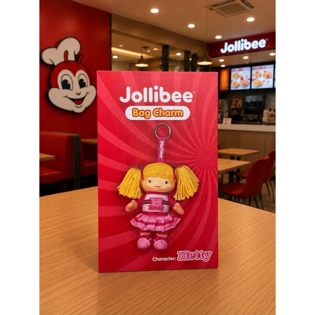 OFFICIAL Jollibee Hetty Bag Charm SEALED [ Jollibee Plush Doll