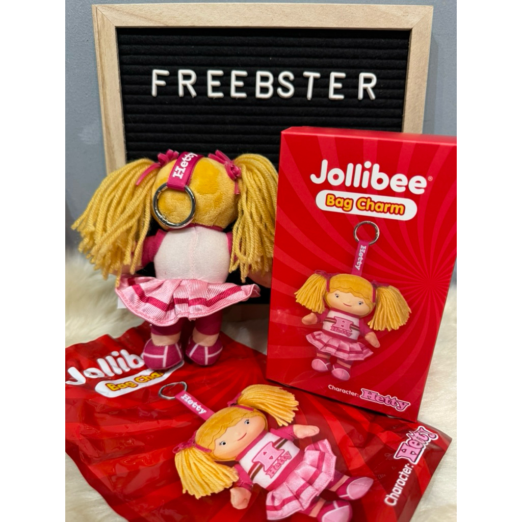 100% Original & Sealed] Jollibee Bag Charms (Jollibee Plush Doll