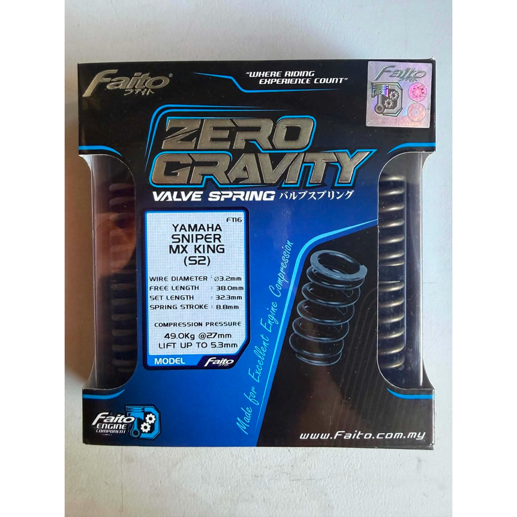 FAITO SNIPER 150 S2 ENGINE VALVE SPRING mx king ZERO GRAVITY | Shopee ...