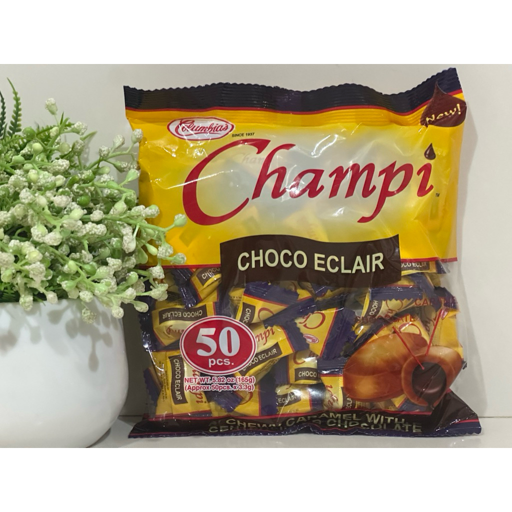 CHAMPI CHOCOLATE CHEWY CANDY 50PCS | Shopee Philippines