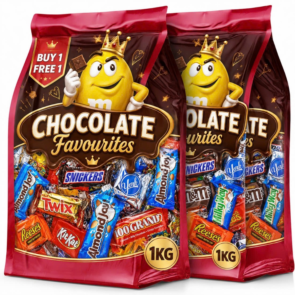 [READY] Buy 1kg Take 1Kg Russian Chocolate Mixed Fructose Candy 500g ...