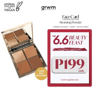 GRWM Cosmetics Face Card Bronzing Powder [CASE NOT INCLUDED] | Shopee ...