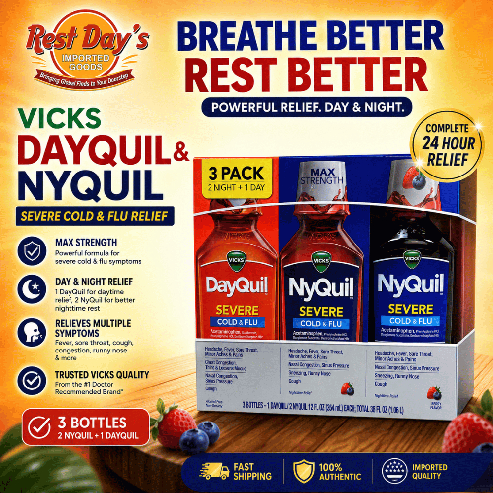 Vicks DayQuil + NyQuil 3 Pack Cold & Flu Medicine | Shopee Philippines