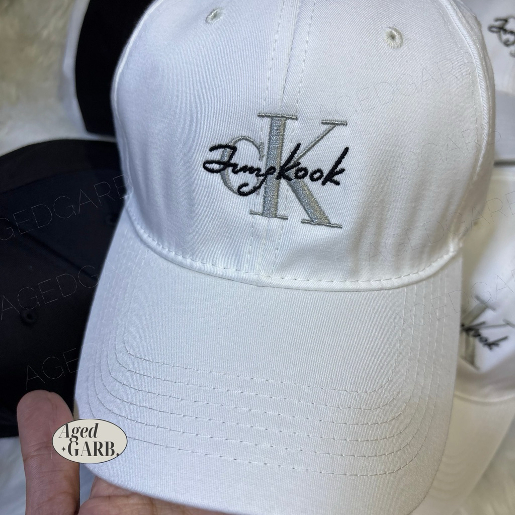 BTS Jungkook CKJK Inspired Embroidered Ball Cap | Shopee Philippines