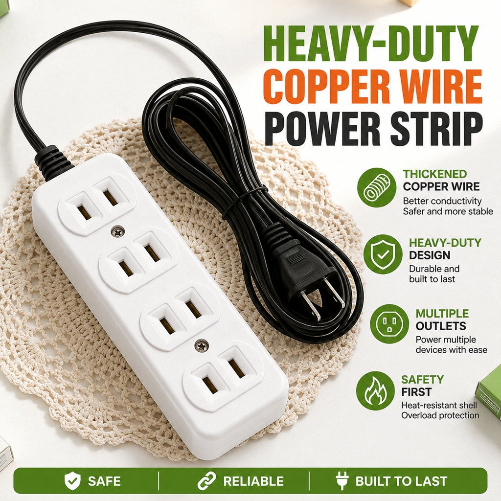 Power Socket Wire Moveable Extension Extension 2-3-4 Hole 5 meter Wire ...