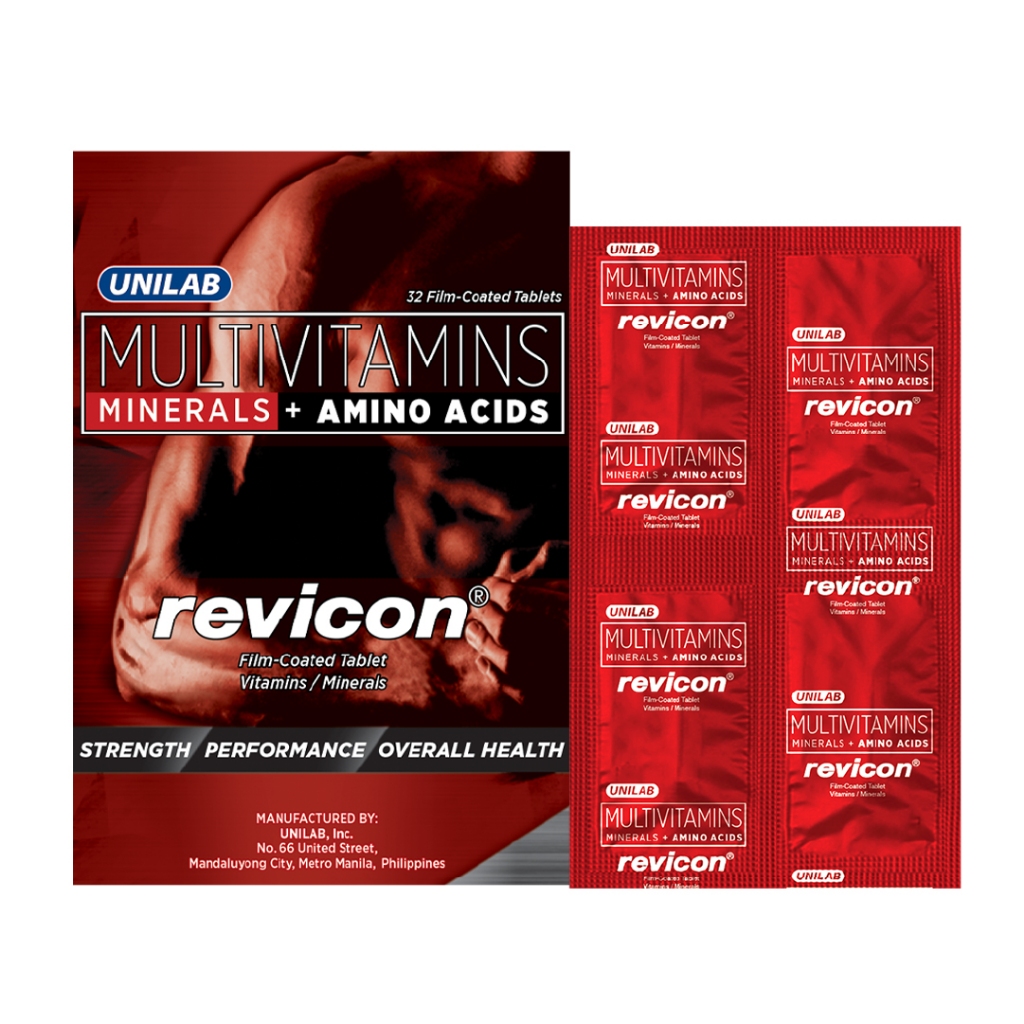 Revicon - 32 Tablets - Minerals + Amino Acids | Shopee Philippines