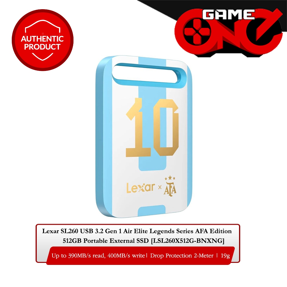 Lexar SL260 USB 3.2 Gen 1 Air Elite Legends Series AFA Edition 512GB ...
