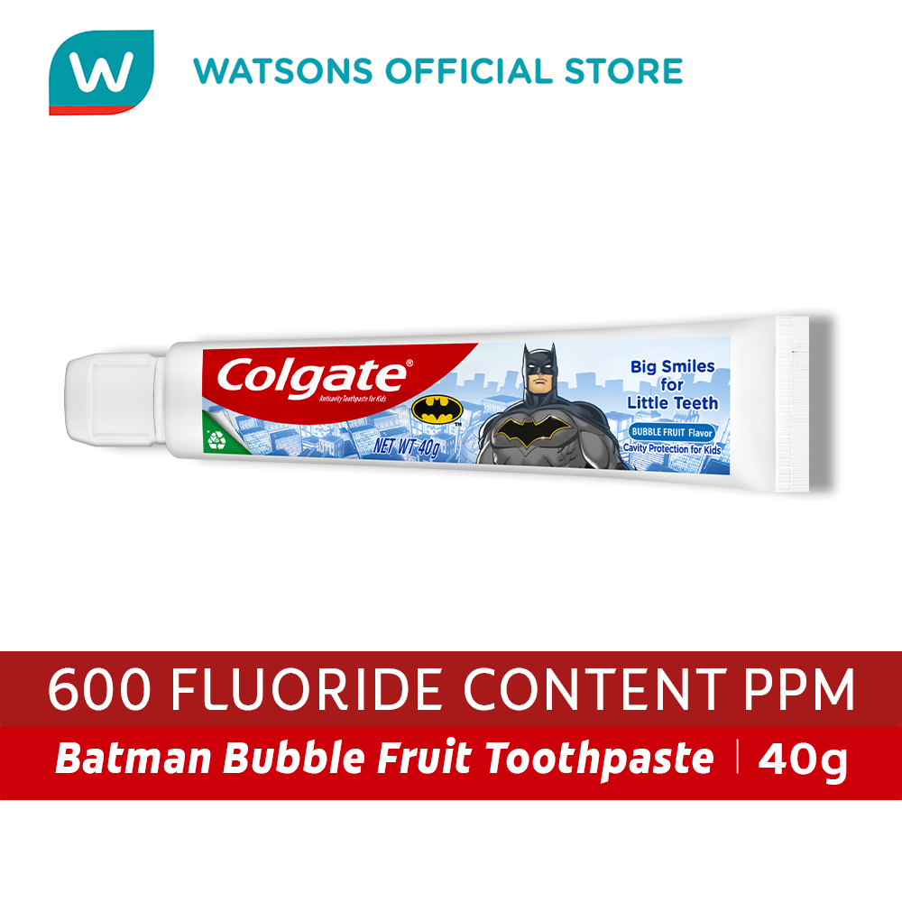 Colgate Kids Batman Bubble Fruit Toothpaste 40g | Shopee Philippines