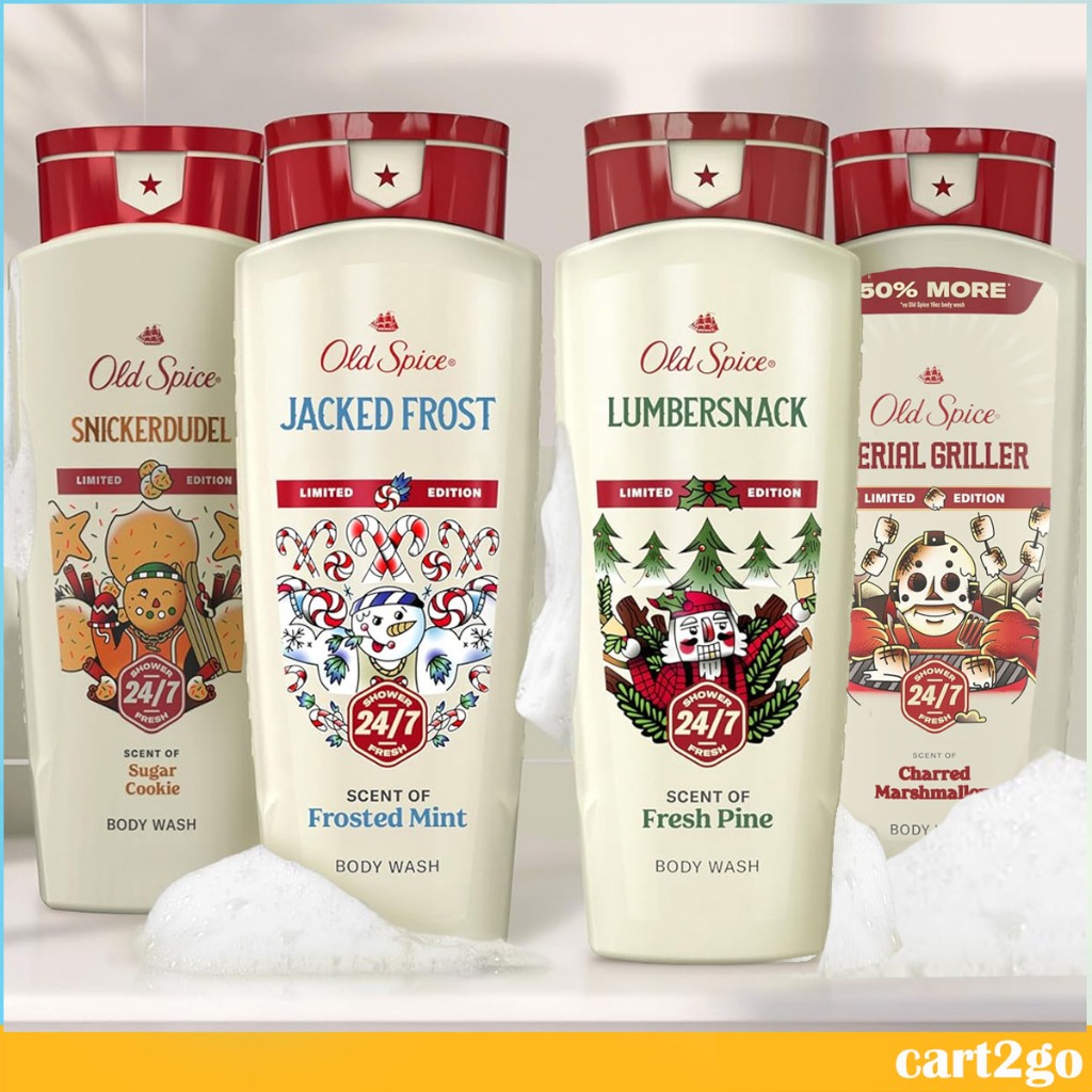 Old Spice Cleansing Body Wash for Men 24/7 Shower Fresh w/ Lasting ...