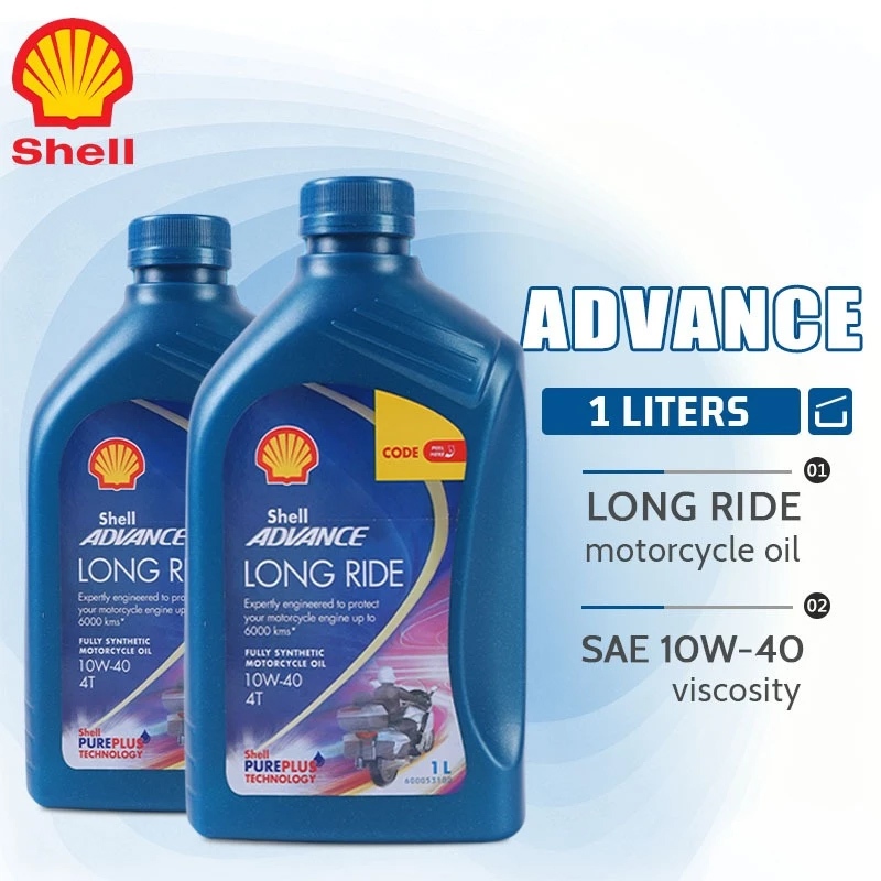 shell Advance Long Ride 10W-40 4T Fully Synthetic Scooter 1L 6000km ...